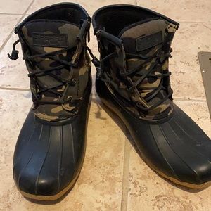 Sperry Camo Duck Boots